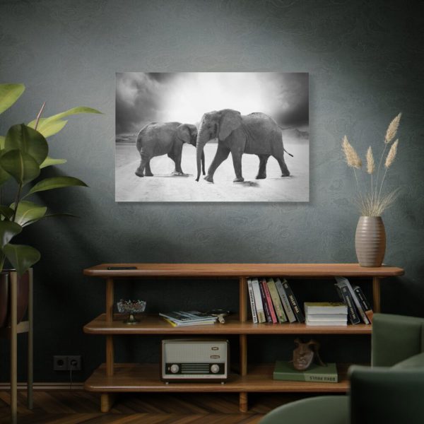 Elephant Ivory Animals Africa Standard Canvas