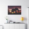 91638-532.jpg Elephant and Sunset in Africa Standard Canvas