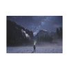 91638-546.jpg Person Facing Towards Snow Mountains Standard Canvas