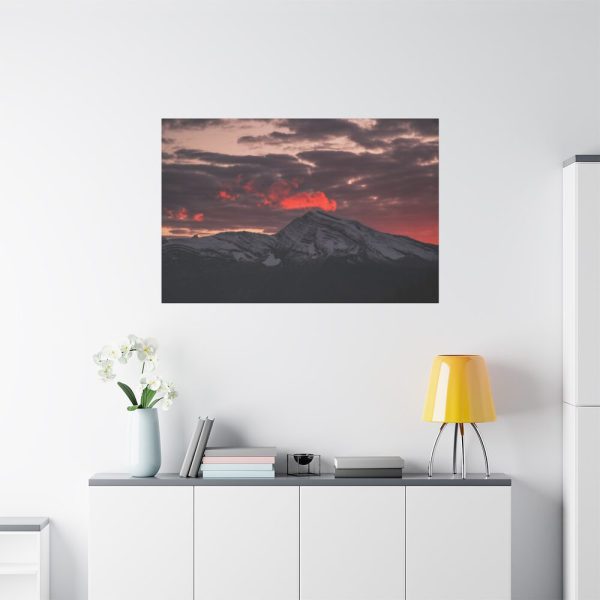 91638-552.jpg Mountain Under Cloudy Skies at Daytime Standard Canvas