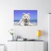 91638-57.jpg Dog on the Beach Standard Canvas