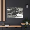 91638-578.jpg Mother and Baby Elephant on the Road Standard Canvas