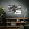 91638-579.jpg Mother and Baby Elephant on the Road Standard Canvas