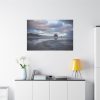 Misty View of the Mountain and Beach Standard Canvas