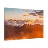 91638-615.jpg Clouds Envelope a Mountain Range During Sunset Standard Canvas