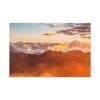 91638-616.jpg Clouds Envelope a Mountain Range During Sunset Standard Canvas