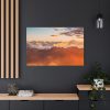 91638-618.jpg Clouds Envelope a Mountain Range During Sunset Standard Canvas