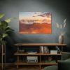 91638-619.jpg Clouds Envelope a Mountain Range During Sunset Standard Canvas