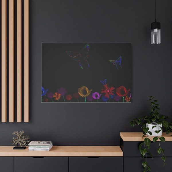 91638-63.jpg Abstract Floral Butterfly Design Standard Canvas
