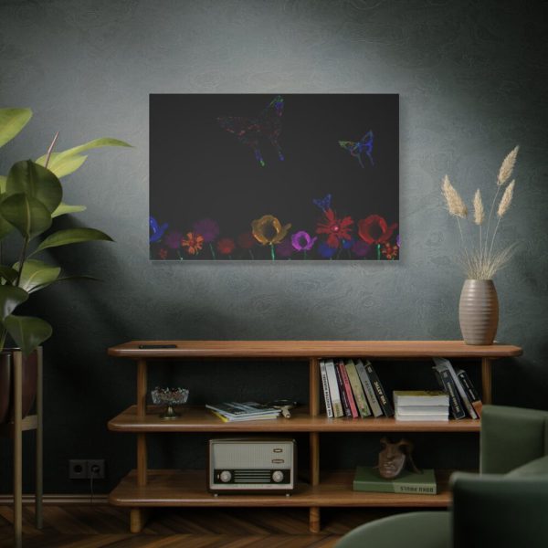 91638-64.jpg Abstract Floral Butterfly Design Standard Canvas