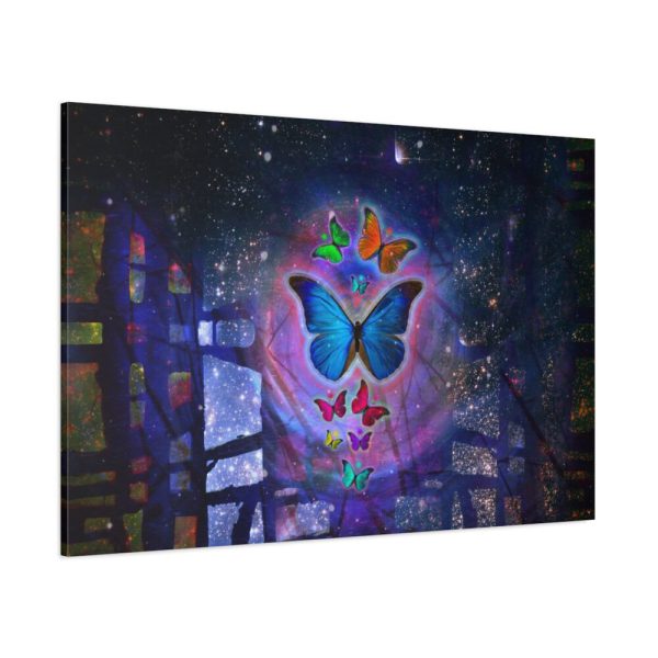 Butterfly Abstract Colorful Design Standard Canvas