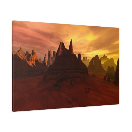 Desert, Mountains and Sky Standard Canvas