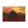 91638-651.jpg Desert, Mountains and Sky Standard Canvas
