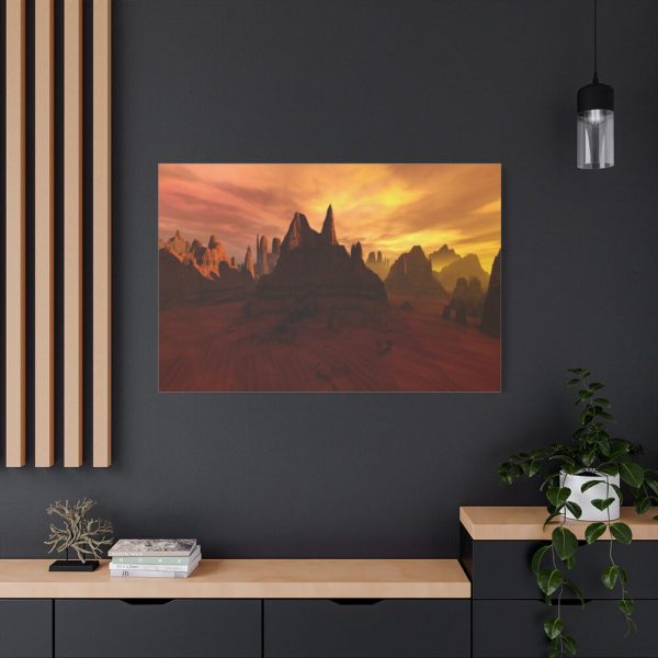 91638-653.jpg Desert, Mountains and Sky Standard Canvas