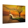 91638-660.jpg Woman in Desert on the Sand Standard Canvas