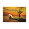 91638-661.jpg Woman in Desert on the Sand Standard Canvas