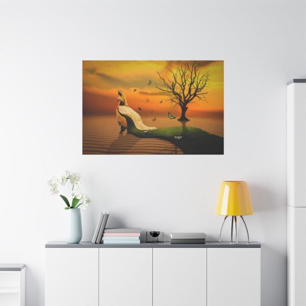 91638-662.jpg Woman in Desert on the Sand Standard Canvas