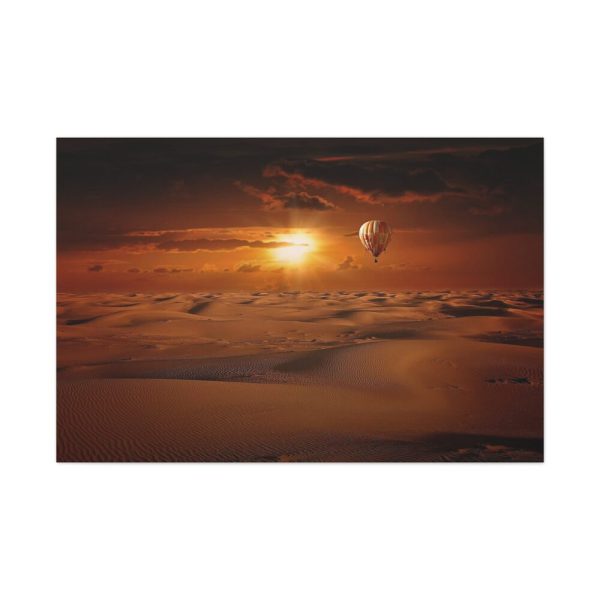 91638-666.jpg Hot Air Balloon in Desert Standard Canvas