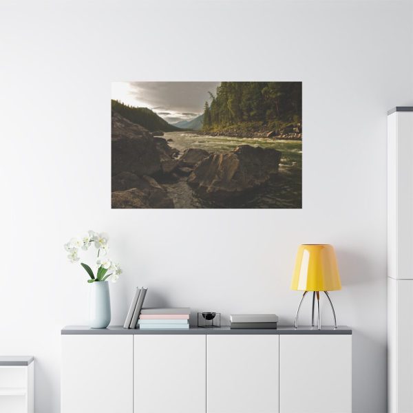91638-687.jpg Creek River in the Forest Standard Canvas
