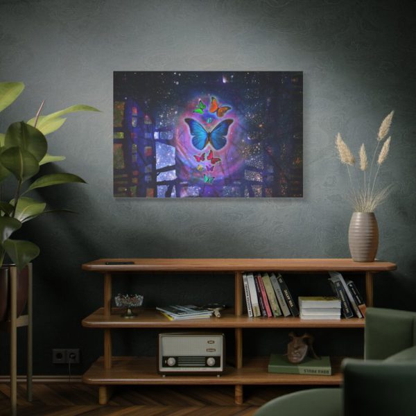 Butterfly Abstract Colorful Design Standard Canvas
