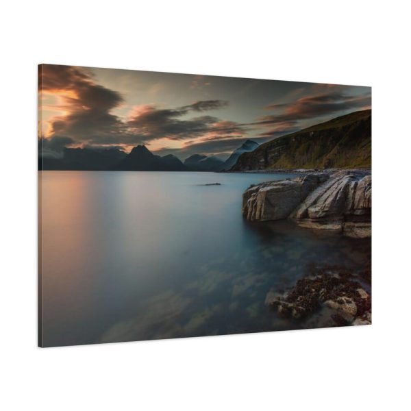 91638-695.jpg Sunset Among the Mountains Standard Canvas