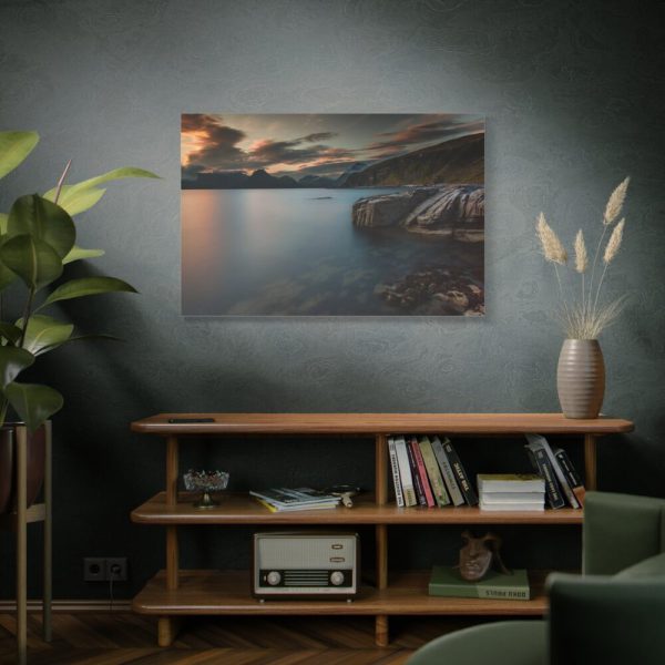 91638-699.jpg Sunset Among the Mountains Standard Canvas