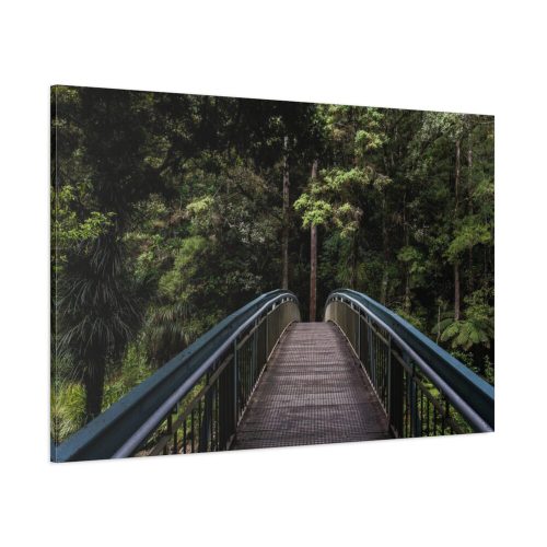 91638-710.jpg Bridge in the Forest Standard Canvas