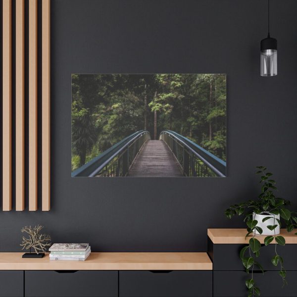 91638-713.jpg Bridge in the Forest Standard Canvas