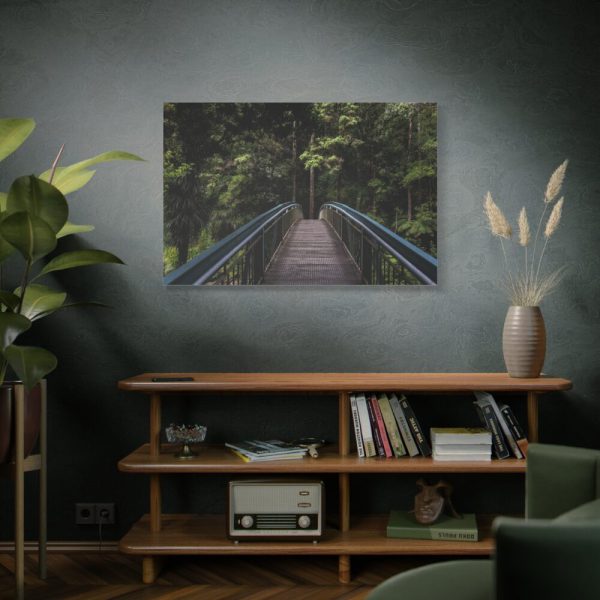 91638-714.jpg Bridge in the Forest Standard Canvas