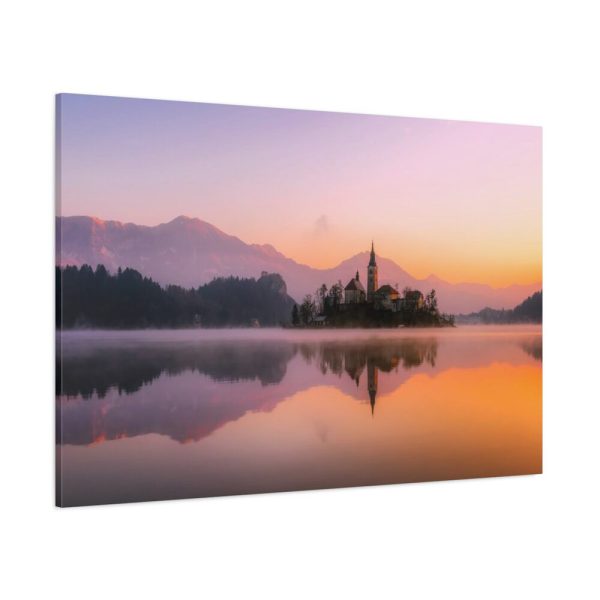 91638-715.jpg Bled in Slovenia, Church on the Island Standard Canvas