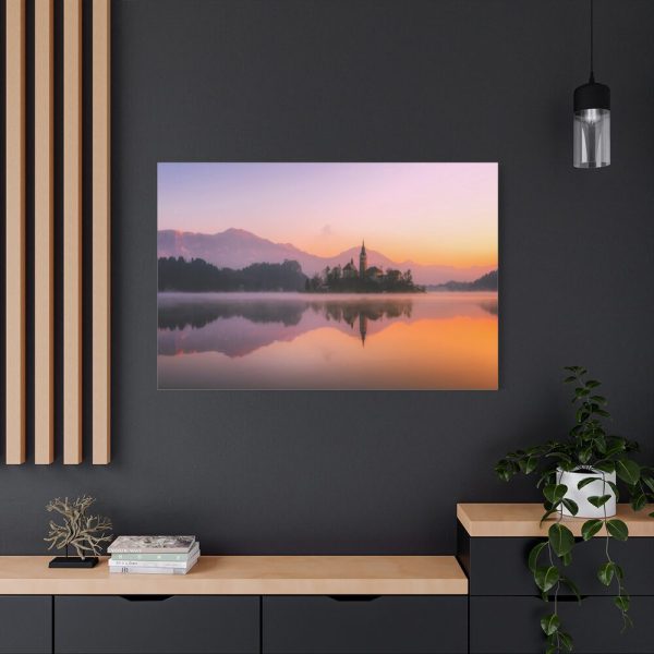 91638-718.jpg Bled in Slovenia, Church on the Island Standard Canvas