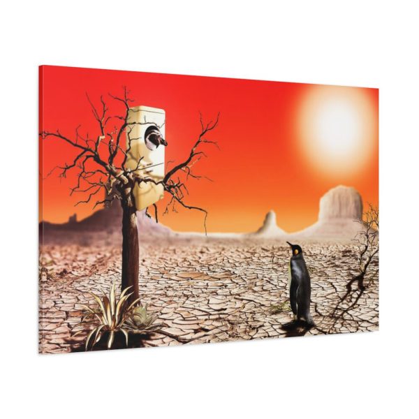 91638-730.jpg Penguin in Desert Standard Canvas