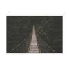 91638-741.jpg Bridge Leading to a Dense Forest Standard Canvas