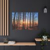 91638-773.jpg Forest Landscape with Sun and Trees Standard Canvas