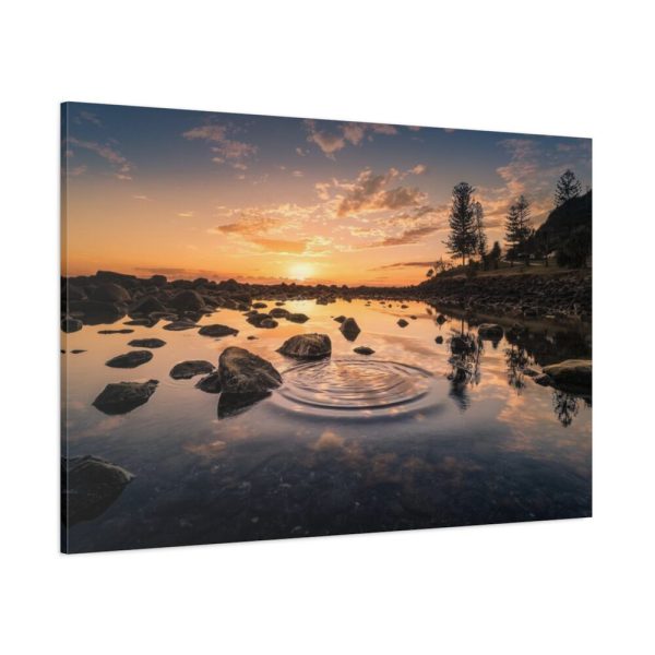 91638-775.jpg Water Reflection in the Forest Standard Canvas