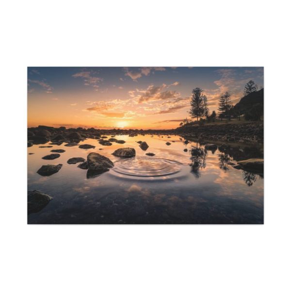91638-776.jpg Water Reflection in the Forest Standard Canvas