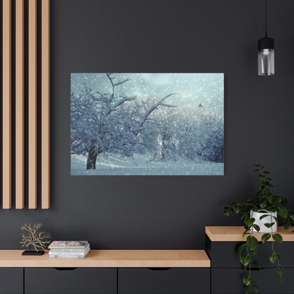 91638-798.jpg Forest Covered with Snow Standard Canvas