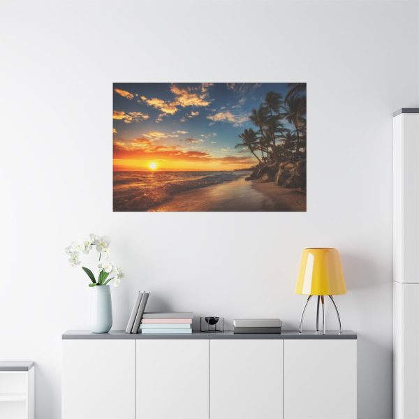 91638-847.jpg Sunrise Over the Beach Punta Cana Standard Canvas