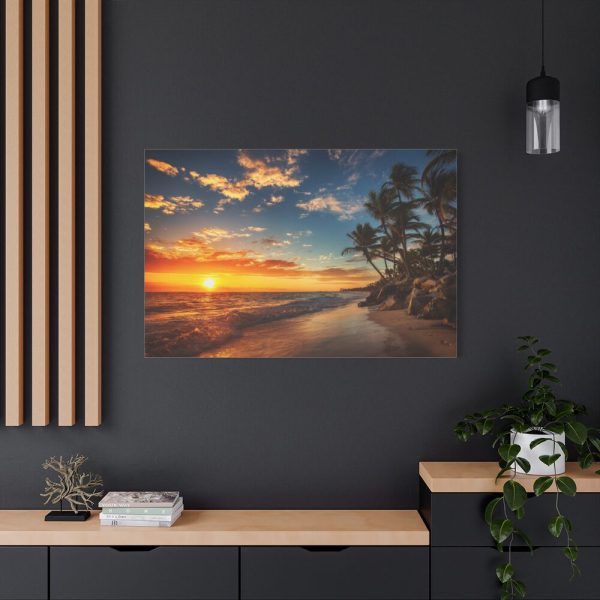 91638-848.jpg Sunrise Over the Beach Punta Cana Standard Canvas