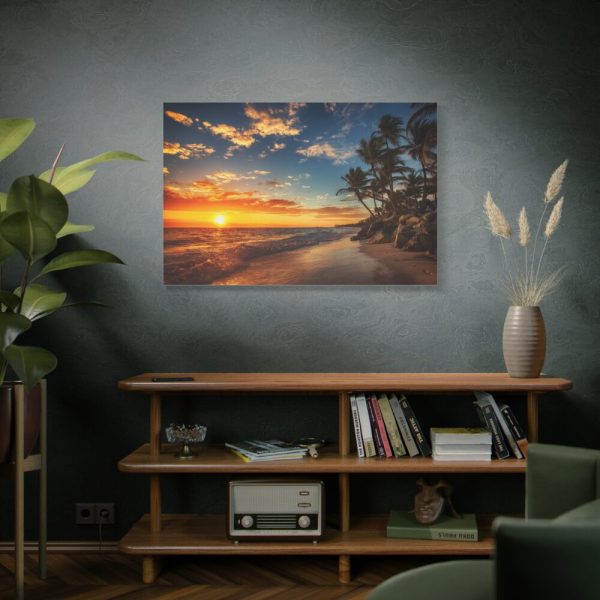 91638-849.jpg Sunrise Over the Beach Punta Cana Standard Canvas