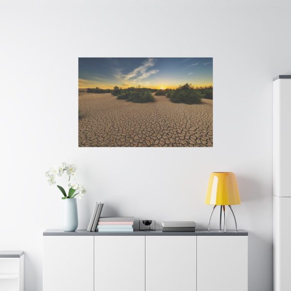 91638-892.jpg Drought Dehydrated Clay Floor Earth Cracked Standard Canvas