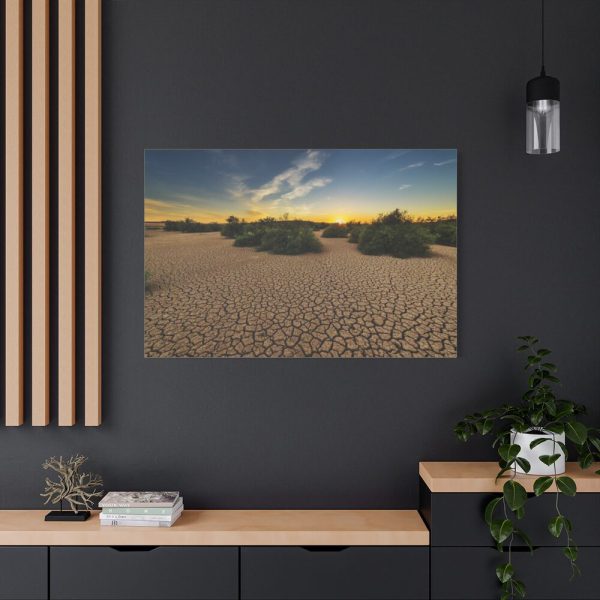 91638-893.jpg Drought Dehydrated Clay Floor Earth Cracked Standard Canvas