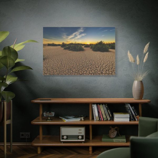 91638-894.jpg Drought Dehydrated Clay Floor Earth Cracked Standard Canvas