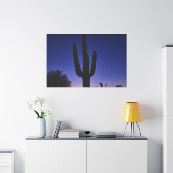 91638-897.jpg Saguaro Cactus Dominates in the Garden of the White Stallion Ranch Standard Canvas