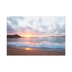 Pacific Coast Sunset at Monterey, California Standard Canvas - Image 2