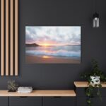 Pacific Coast Sunset at Monterey, California Standard Canvas - Image 4