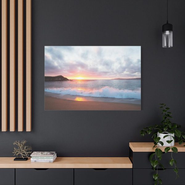 91638-903.jpg Pacific Coast Sunset at Monterey, California Standard Canvas