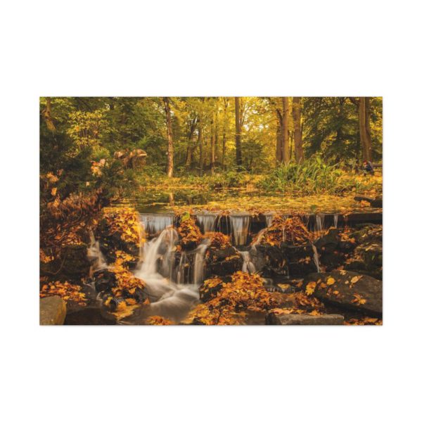 91638-911.jpg Waterfall Autumn Standard Canvas