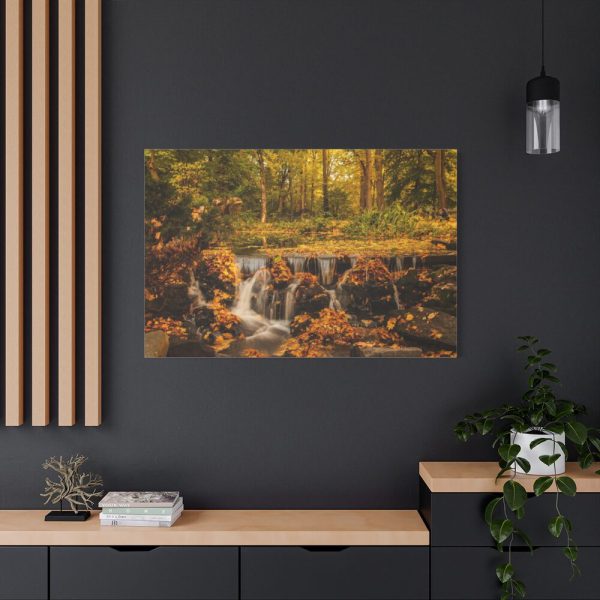 91638-913.jpg Waterfall Autumn Standard Canvas