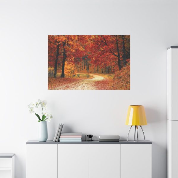 91638-922.jpg Red Season in the Woods Standard Canvas